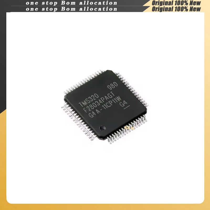 10PCS/LOT  TMS320F28034PAGT  TMS320F28034P  S320F28034PAGT  TQFP-64  Stock NEW Original