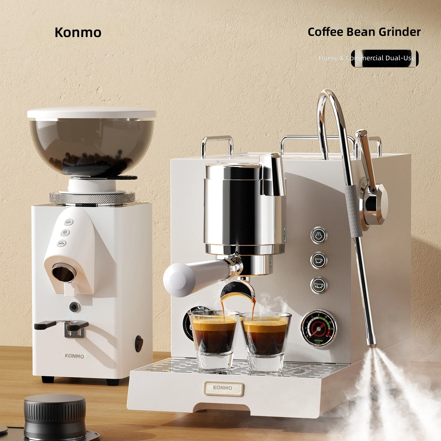 Commercial Coffee Grinder Flat Burr 64Mm - Moioco K1 – elektryczny młynek do