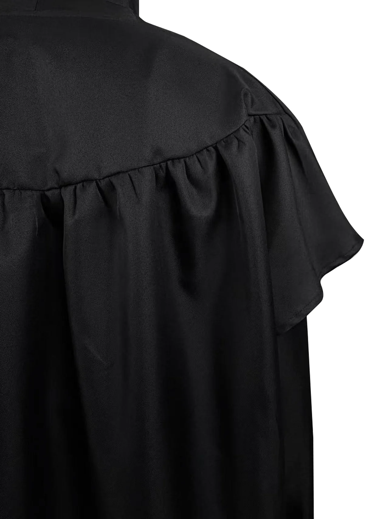 Túnica gótica de sacerdote para hombre, abrigo tipo capa negro de manga larga con cuello alto, disfraz medieval retro para Halloween, cosplay, LARP
