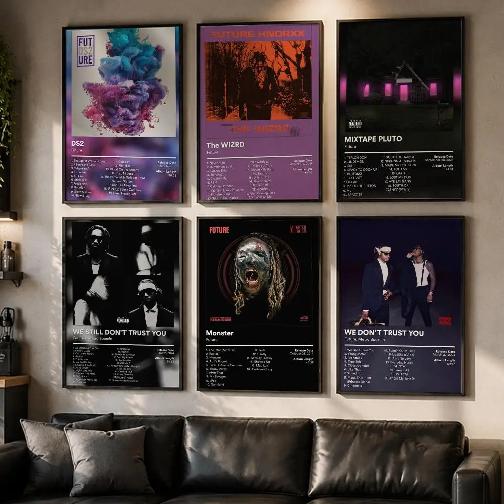 Rapper F-Future Album Cover Poster Reteo Wall Art Aesthetic Room Decor Print Living Room Bedroom Home Decoration