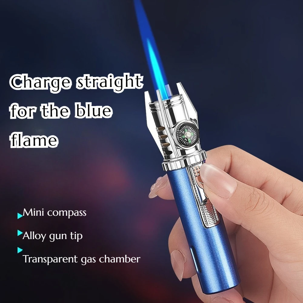 Pistolet de pulvérisation gonflable Compact et multifonctionnel, coupe-vent, avec boussole, briquet d'urgence pour la survie à l'extérieur des fenêtres cassées