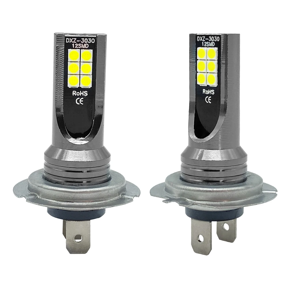 2Pcs H7 Led Car Fog Light H4 H11 H8 H9 H16 Headlight Super Bright 9005 9006 Hb4 H1 H3 Led Lamps Driving Running Light 6500K 12V