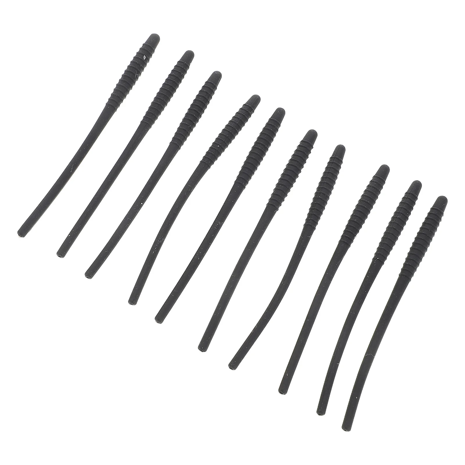 

10Pcs Anti-Slip Silicone Temple Sleeves Soft Eyeglass Tips Replacement Tube Ends Comfortable Secure Fit for Glasses Daily Wear