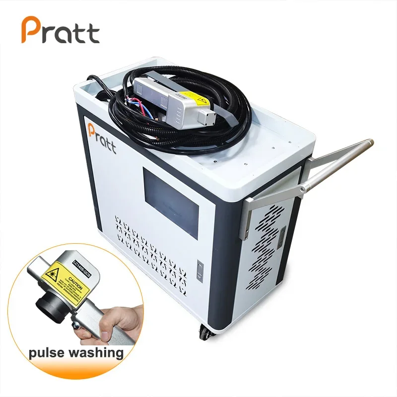 Pratt 100w 200w 300w 500W 1000W 페인트 및 목재 레이저 제거 페인트 공장에 대한 뜨거운 판매 페인트 클리너 펄스 클리너