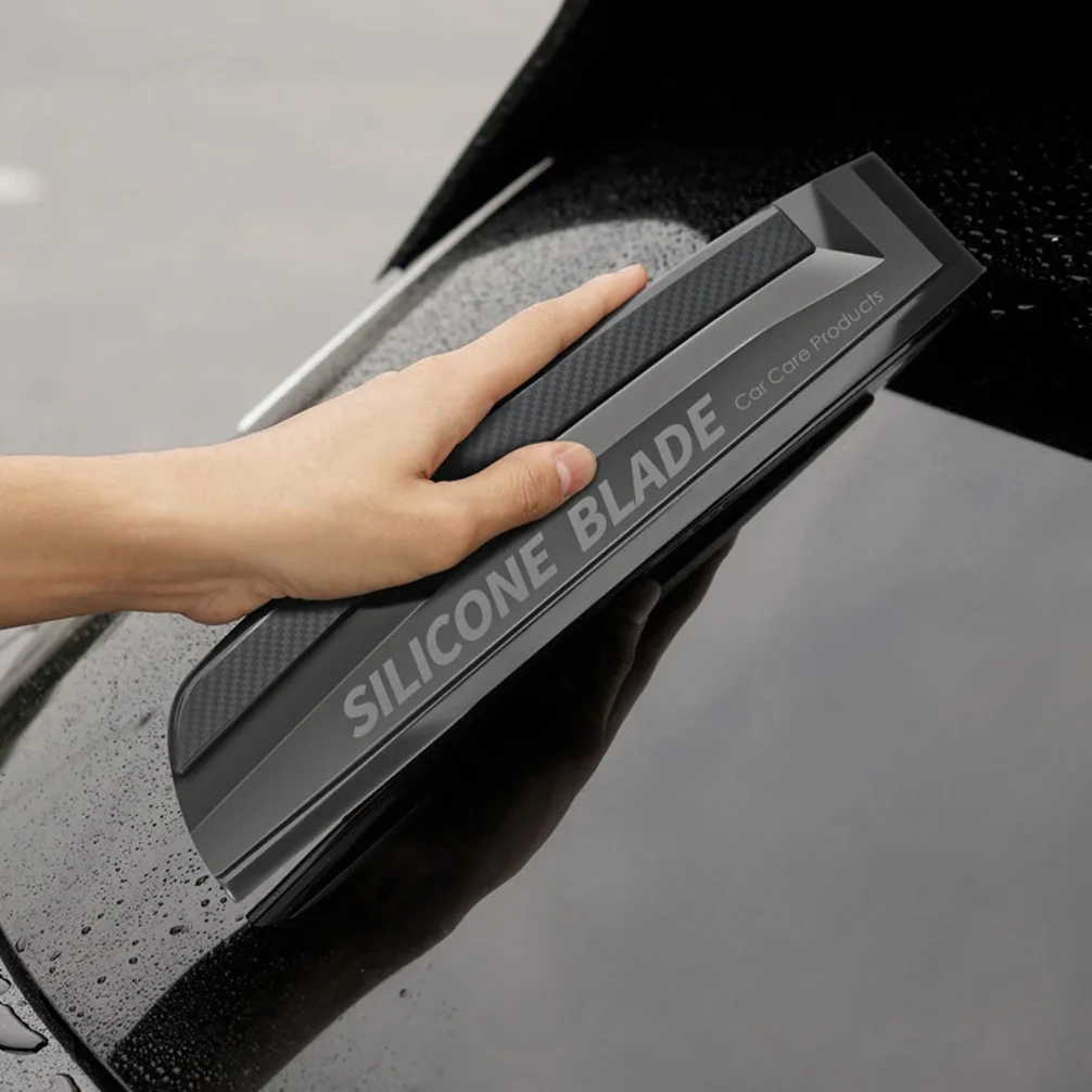 Non-Scratch Soft Silicone Handy Squeegee Car Wrap Tools Water Window Wiper Drying Blade Clean Scraping Film Scraper Accessories