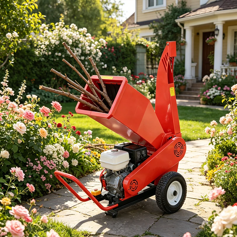 Mobile Tracked Crawler Wood Chipper Shredder Diesel Power Heavy Duty Forestry Machinery Tree Branch Chipping Machine