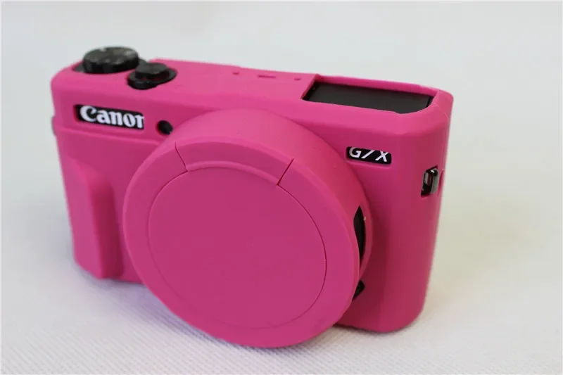 Bello Sacchetto Della Macchina Fotografica Per Canon G7XII G7X II G7X mark 3 G7X III G5X II Cassa Del Silicone di Gomma Della Macchina Fotografica caso di Protezione Della Copertura Della Pelle