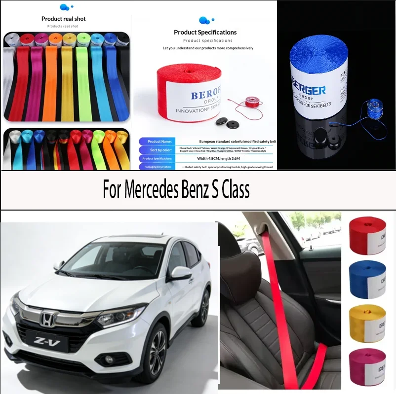 

Ремень безопасности для Honda ZRV, тканевый, накладной, самовтягивающийся, 48 мм