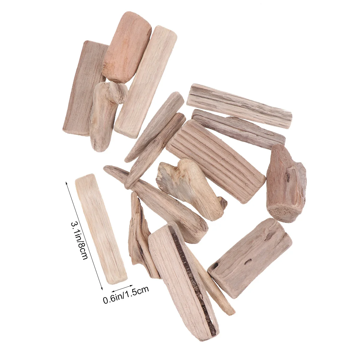 

30pcs Fish Tank Decoration Wood Natural Driftwood For Aquarium Plant Anchor Moss Habitat Driftwood Adornment Fish Tank