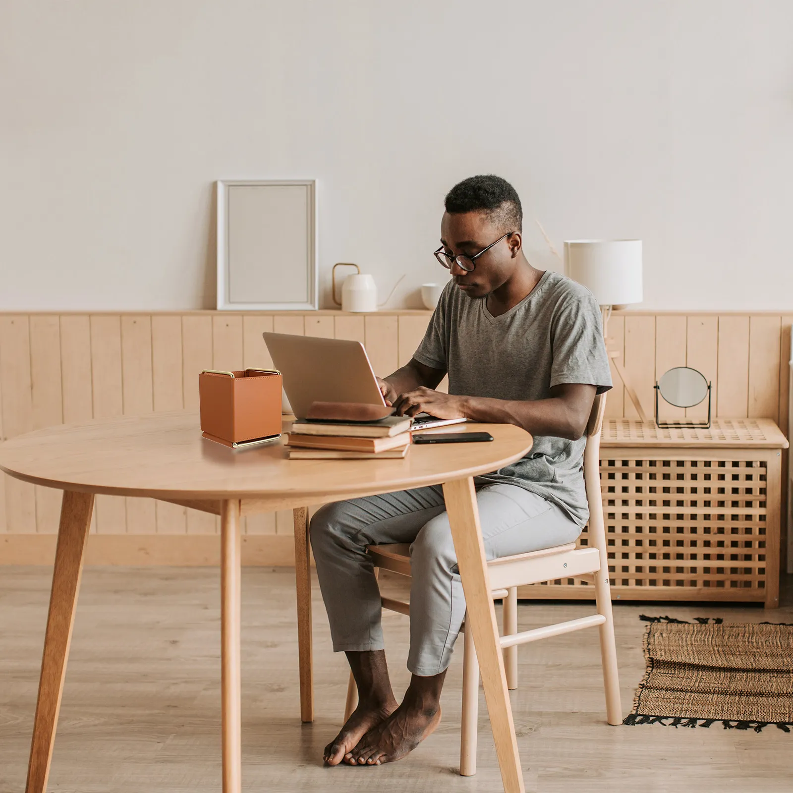 

1 шт. Органайзер для хранения канцелярских принадлежностей большой вместимости для офиса и дома: для ручек, украшений, косметики