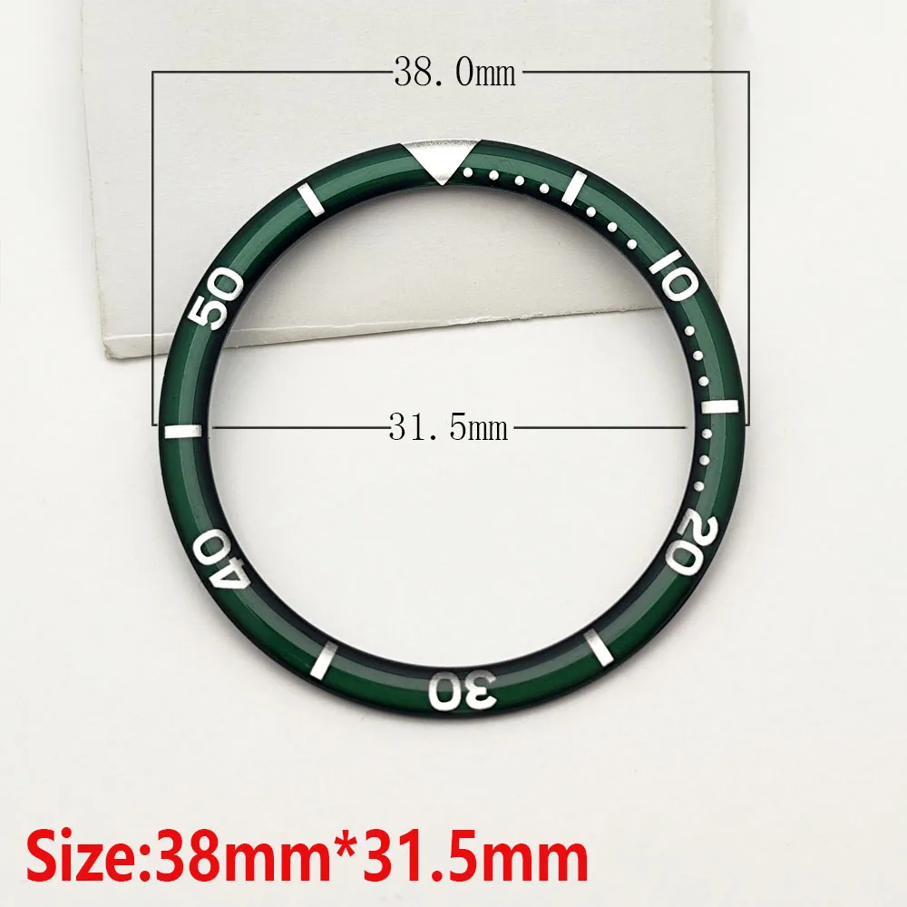 38mm resin insert bezel GMT watch insert bezel luminous for 40mm SUB case watch accessory repair tool