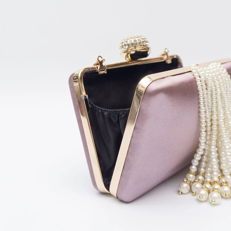 Clutch Bag For Women Pearl Bead Luxury Ins Fashion Women Handbag Dinner Evening Bag Party Summer