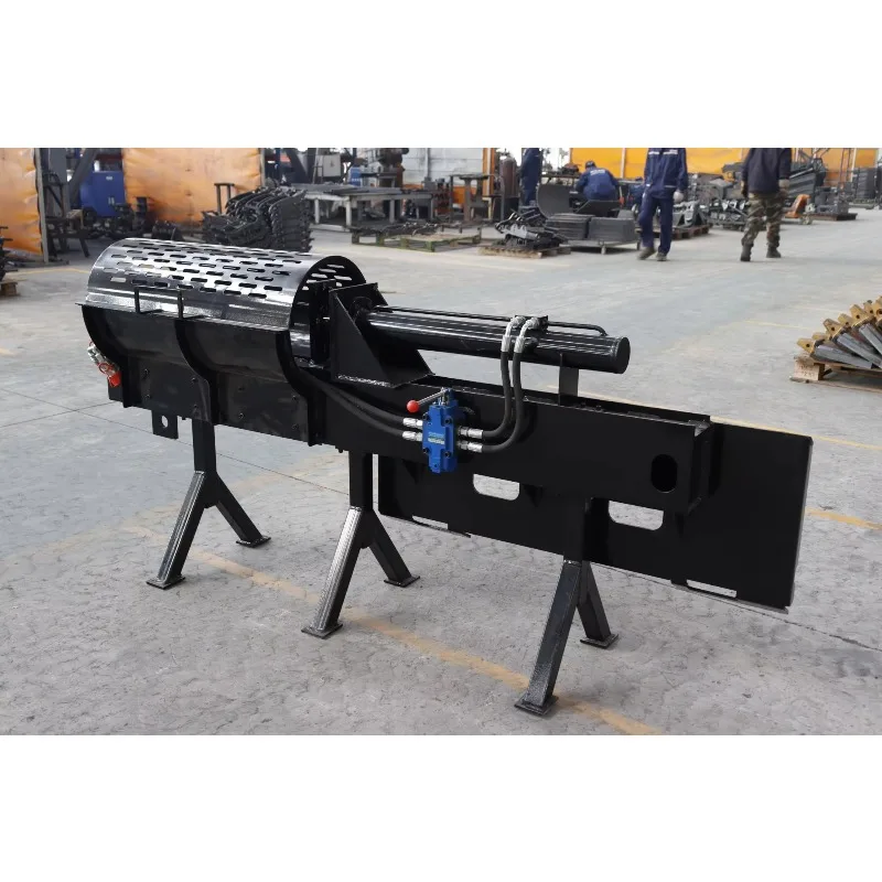 Universal Skid Steer Loader Log Splitter Attachments Compatible with Multiple Brands of Loaders