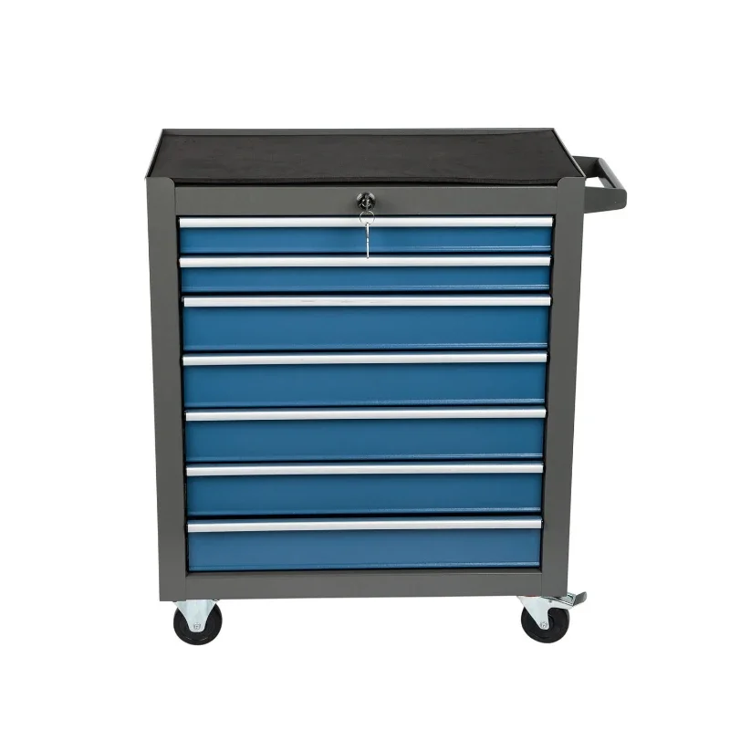 

Mobile Multifunctional Lathe Repair Vehicle Thickened Heavy Duty Workshop Drawer Toolbox With Hanging Plate Station Cabinet