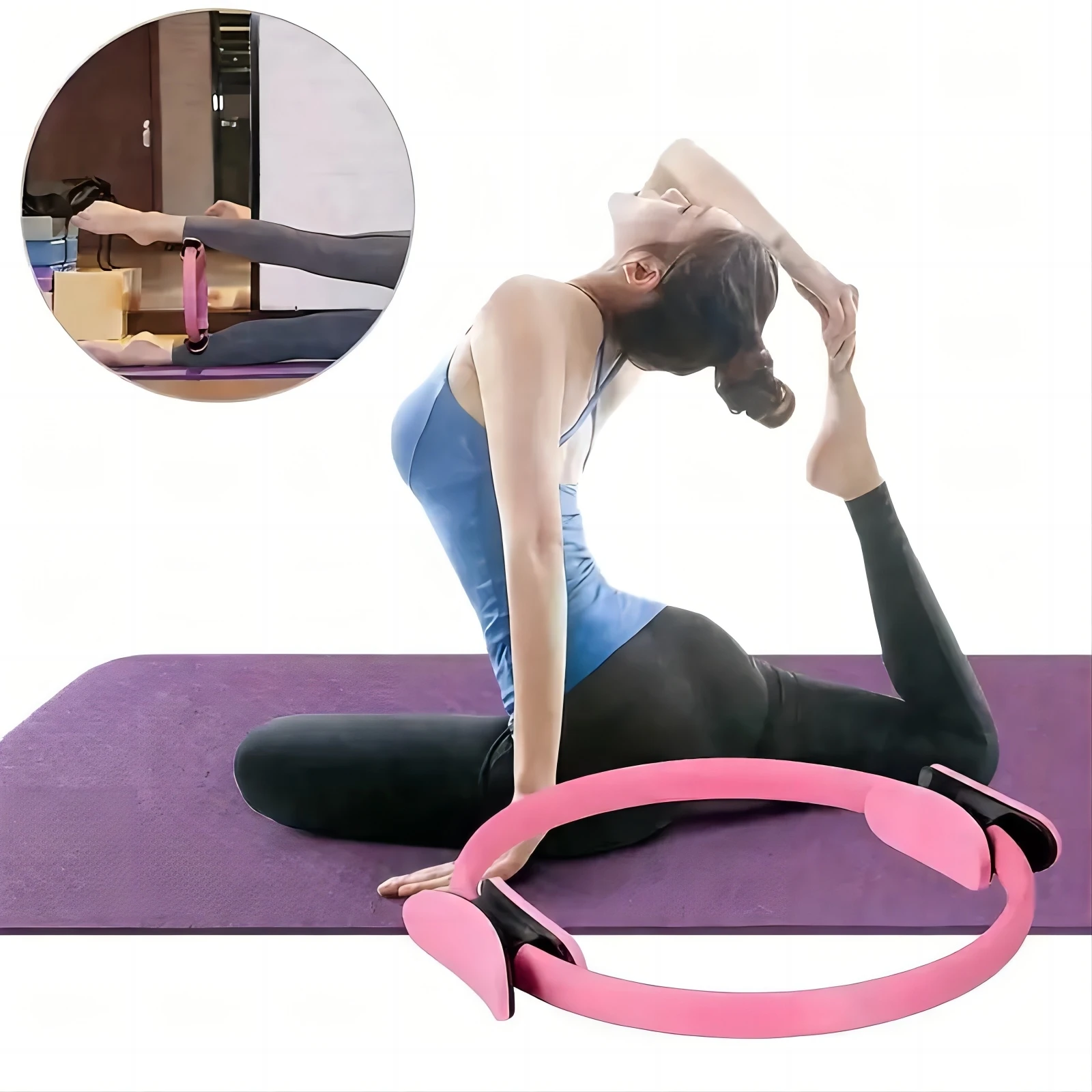 Pilates Ring Pilates Magic Fitness Circle for Toning Thighs Abs And Legs Resistance Training Body Sport Fitness Yoga