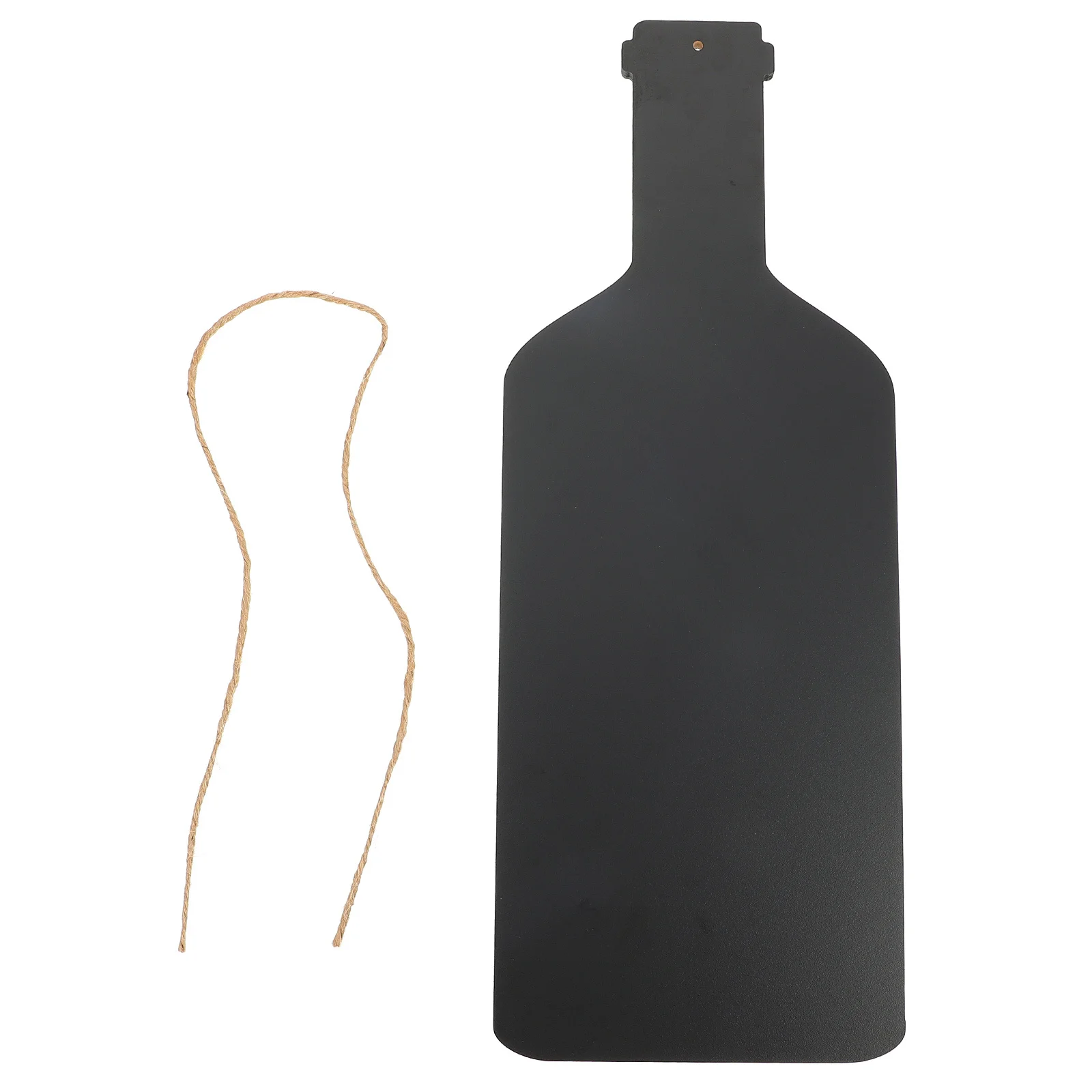 علامة رسائل خشبية صغيرة لزجاجة النبيذ المعلقة لتزيين السبورة في المقهى والمطعم