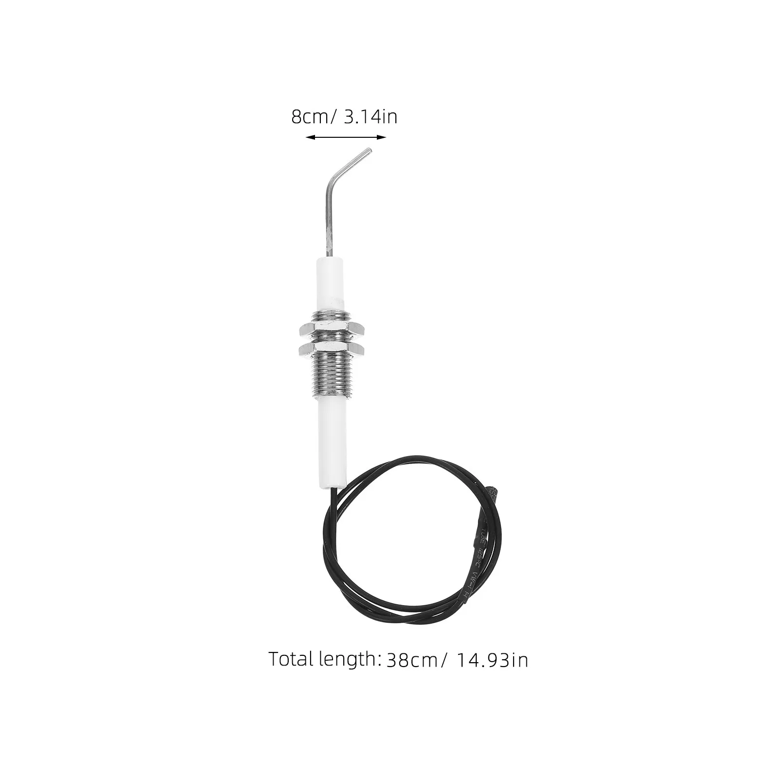 2Pcs Universal Gas Grill Igniter Needle Ceramic ABS Copper High Temp Ignition Needle for Bbq Stove Fireplace Burner Outdoor