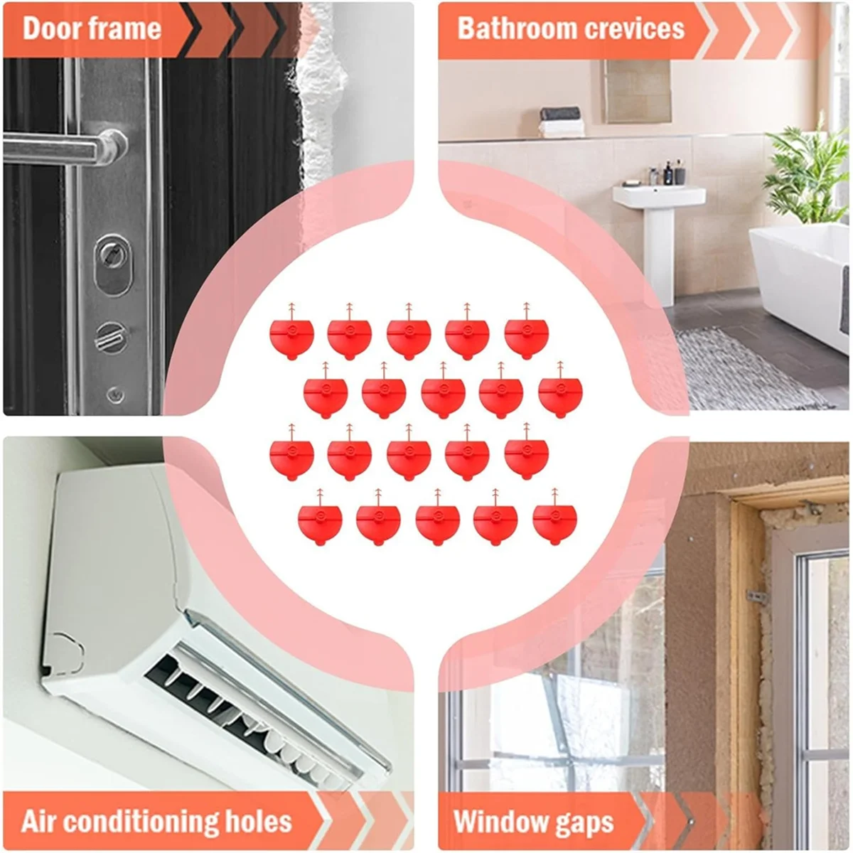 L68AFlat Fan Sprays Nozzle Foam Flat Fan Spray Nozzle Flat Fan Sprayer Nozzle Foam 20 Pieces Foam Expansion Flat Fan Nozzle