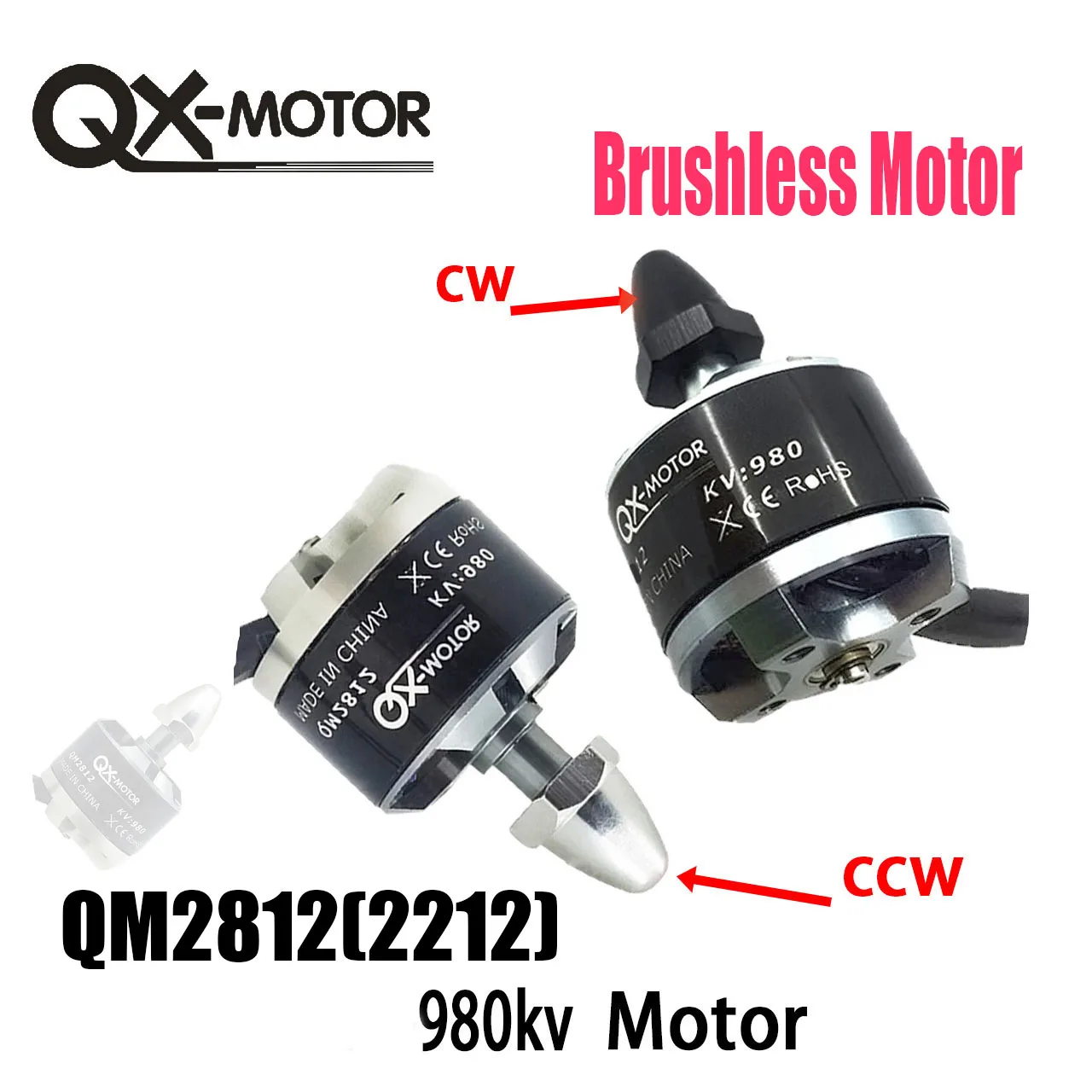 QX-Motor QM2812 (2212) 980KV CW CCW Brushless Motor для F330 F450 F550 детали игрушек на дистанционном управлении