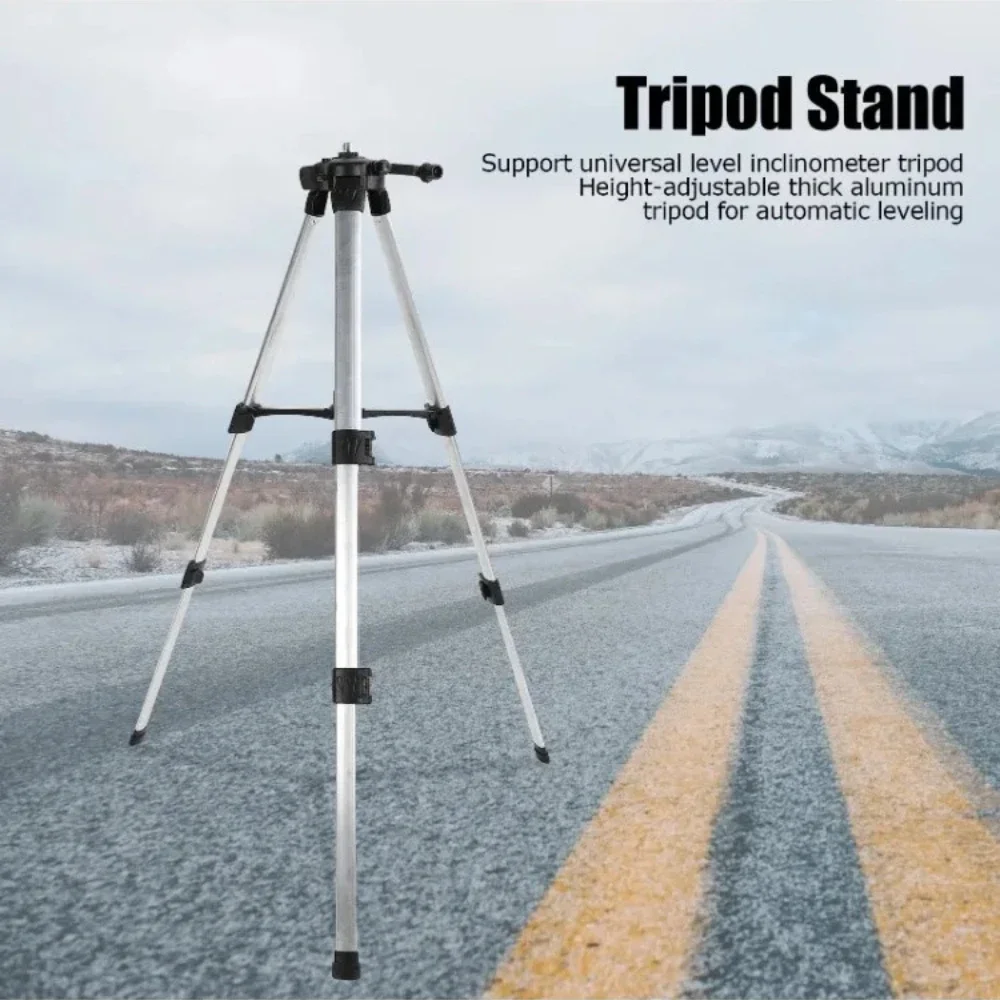 Trépied inclinomètre de niveau en alliage d'aluminium, support de niveau pour nivellement automatique 120cm