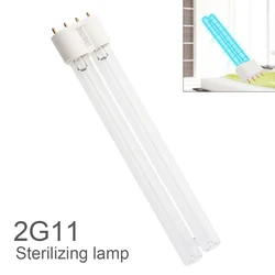 Barre de lampe à ultraviolets 2G11, tube lumineux à 4 broches, bande LED, 18W, 24W, 36W, 40W, 55W, pour aquarium, sécuritaires, purification de l'air