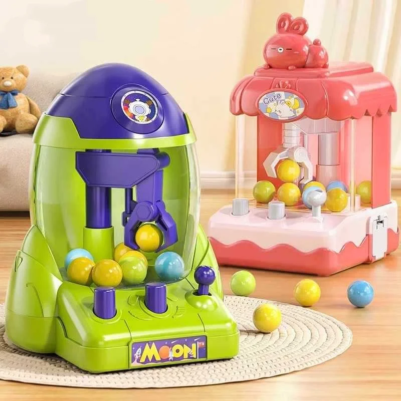 Mini Space Rocket Claw Machine Ball Grabber Toy for Boys Girls Educational Game gallery 4