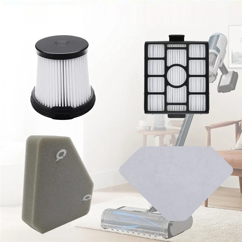 

ABMH-BU3523 BU3521 BU3120 HEPA Filter Replacement For Shark BU3523 Clean Lightweight, Clean And Empty Cordless Stick Vacuum Clea