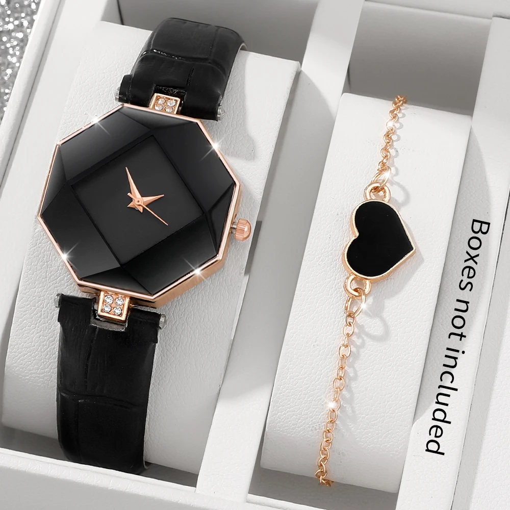 Hot Selling Ladies' Elegant and Fashionable Watch Heart Bracelet, Suitable for Daily Wear, Is the Perfect Gift for Friends