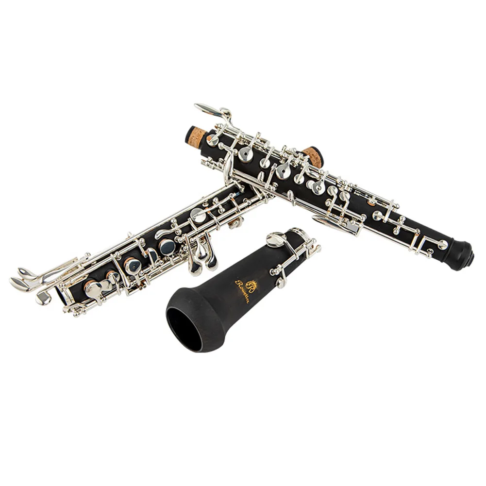 Rowetter Professional C Key Oboe Semi-Automatic Style Cupronickel Silver/Gold/Nickel-Plate O201