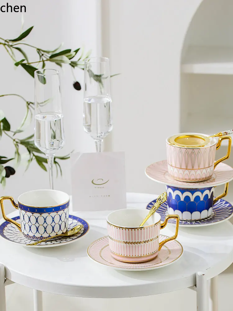 H1 coffee cup and saucer set - exquisite gift for birthdays, weddings, and couples - ceramic couple mugs in gift box