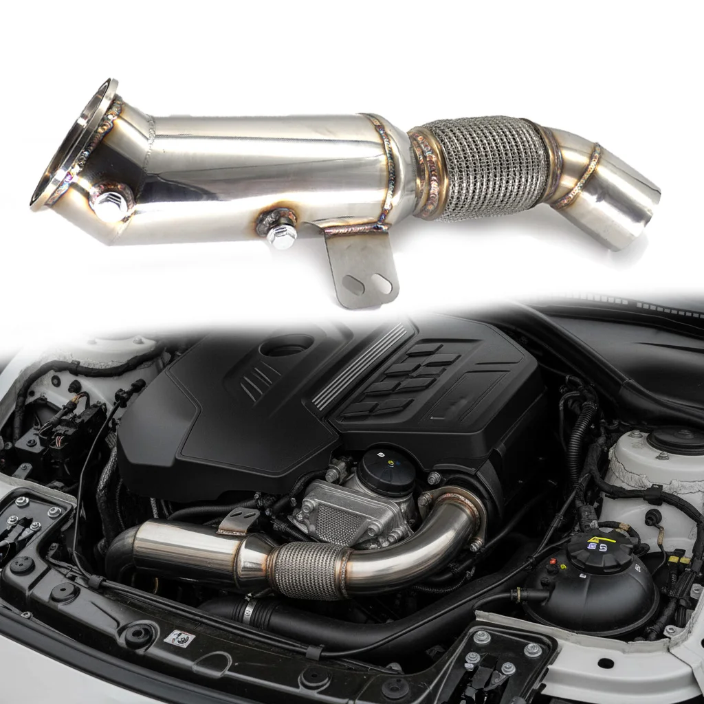 4.5 "Turbo Catless Downpipe Voor BMW B58 3.0L F20 F22 F30 F32 G20 G22 G30 G11 G12 G01 G02 M140i M240i 340i 440i 740i 2016-op