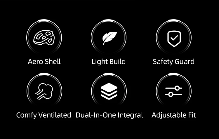 New Pneumatic Bicycle Helmet 3D Shock-Absorbing Lining Ventilated And Breathable Men's And Women's Road Mountain Safety Helmet
