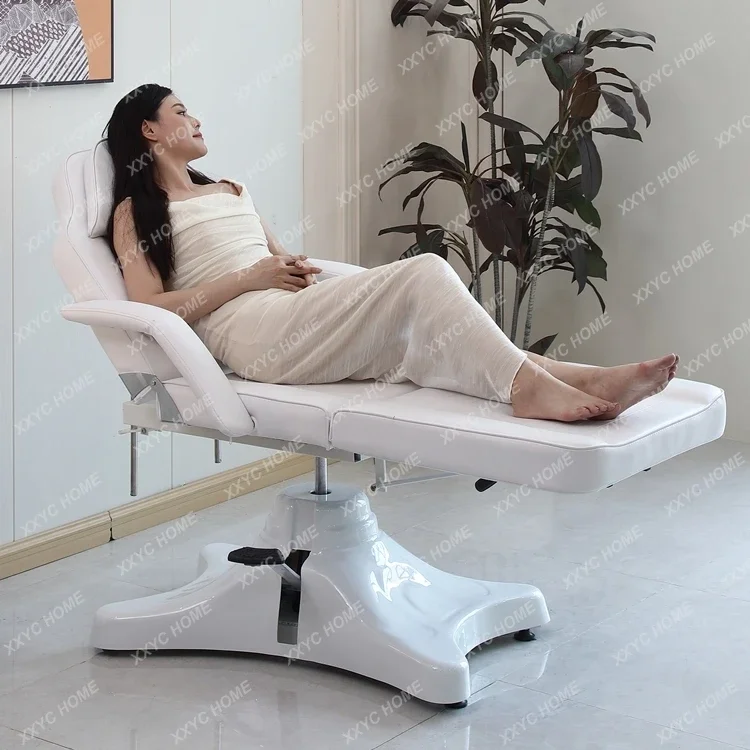 AA Multifunctional tattoo bed massage massage bed pattern embroidery eyebrow lift beauty bed