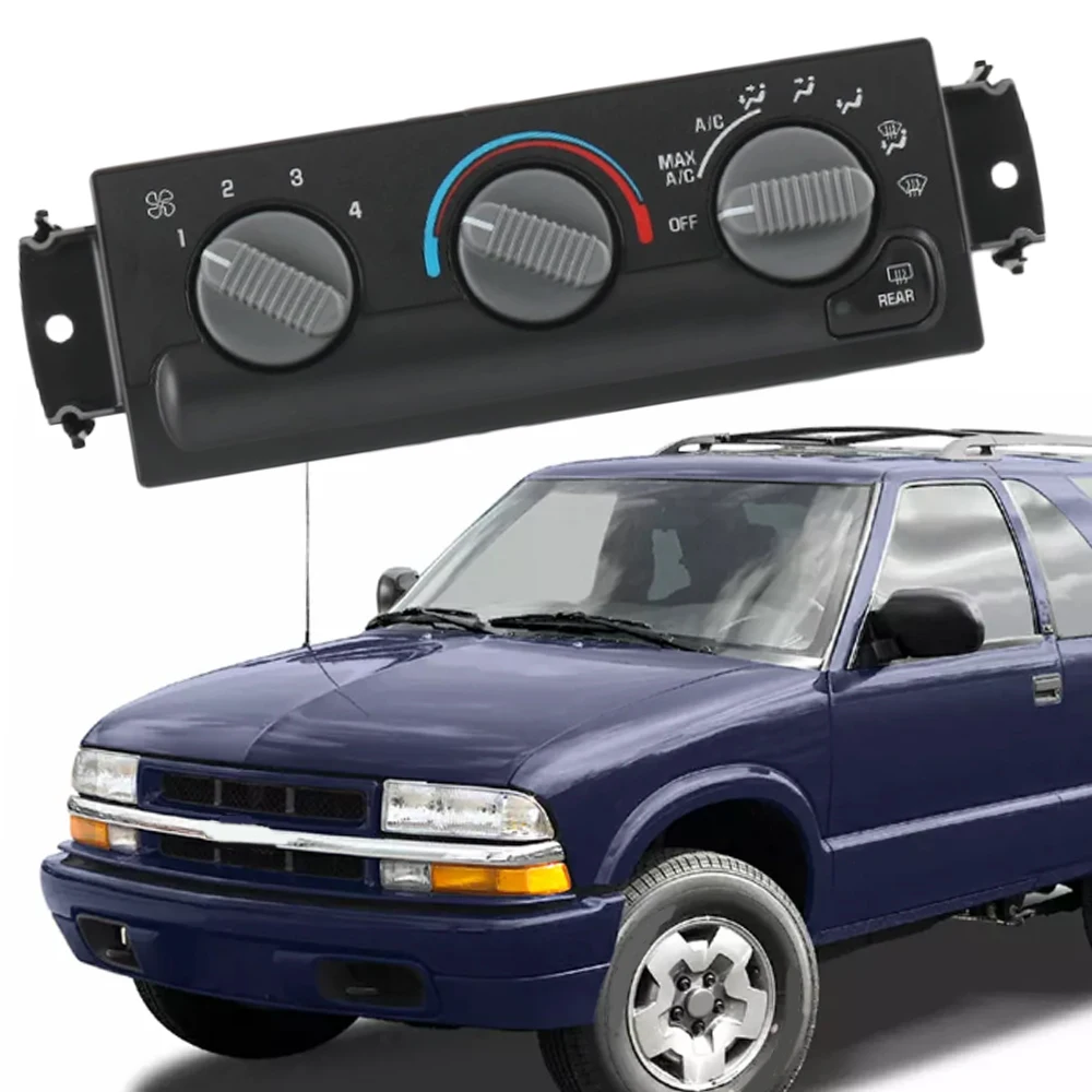 

Car AC Heater Panel Climate Control Switch Button for Chevrolet Blazer 1999-2005 GMC Jimmy 1999-2001 15098966 599-261