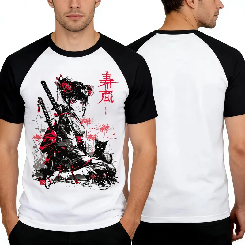 

Men's T-Shirt Japanese 3D Anime Pattern Printed Crew Neck Short Sleeve Tees Summer Oversized Harajuku Casual Men Clothing Tops