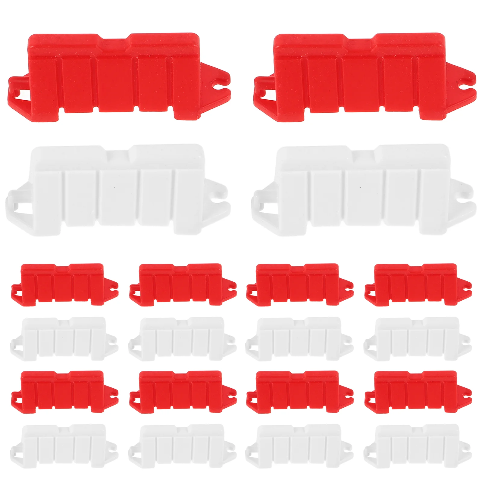 60 Pcs Car Drifting Road Barrier Toy Mini Toys Anti-scratch Fence for Rc Sign Track Remote Control