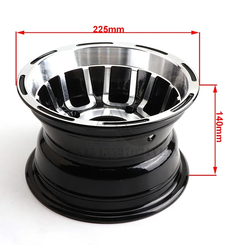 8 Inch Go-kart Rims with Bearing Wheel Hub Use 19X7.00-8 Tyre 20x7-8 21x7-8 Vacuum Tires for 50cc-125cc Go-kart Four Wheel ATV