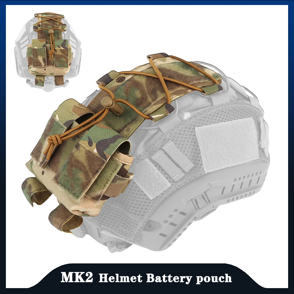 

Tactical Helmet Battery Pouch MK2 Battery Pack M-LOK Counter weight Pack Airsoft Hunting FAST Helmet Accessories Storage Bags