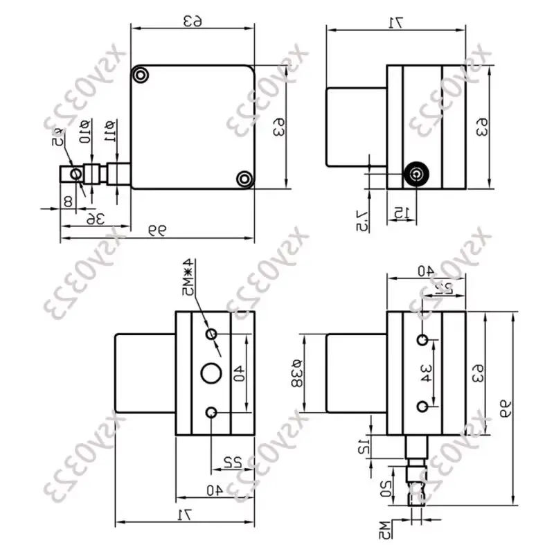 Linear Displacement Sensor Potentiometer Type Draw Wire Rope Position Sensor Pull Wire Transducer for Measurement BriteEncoder