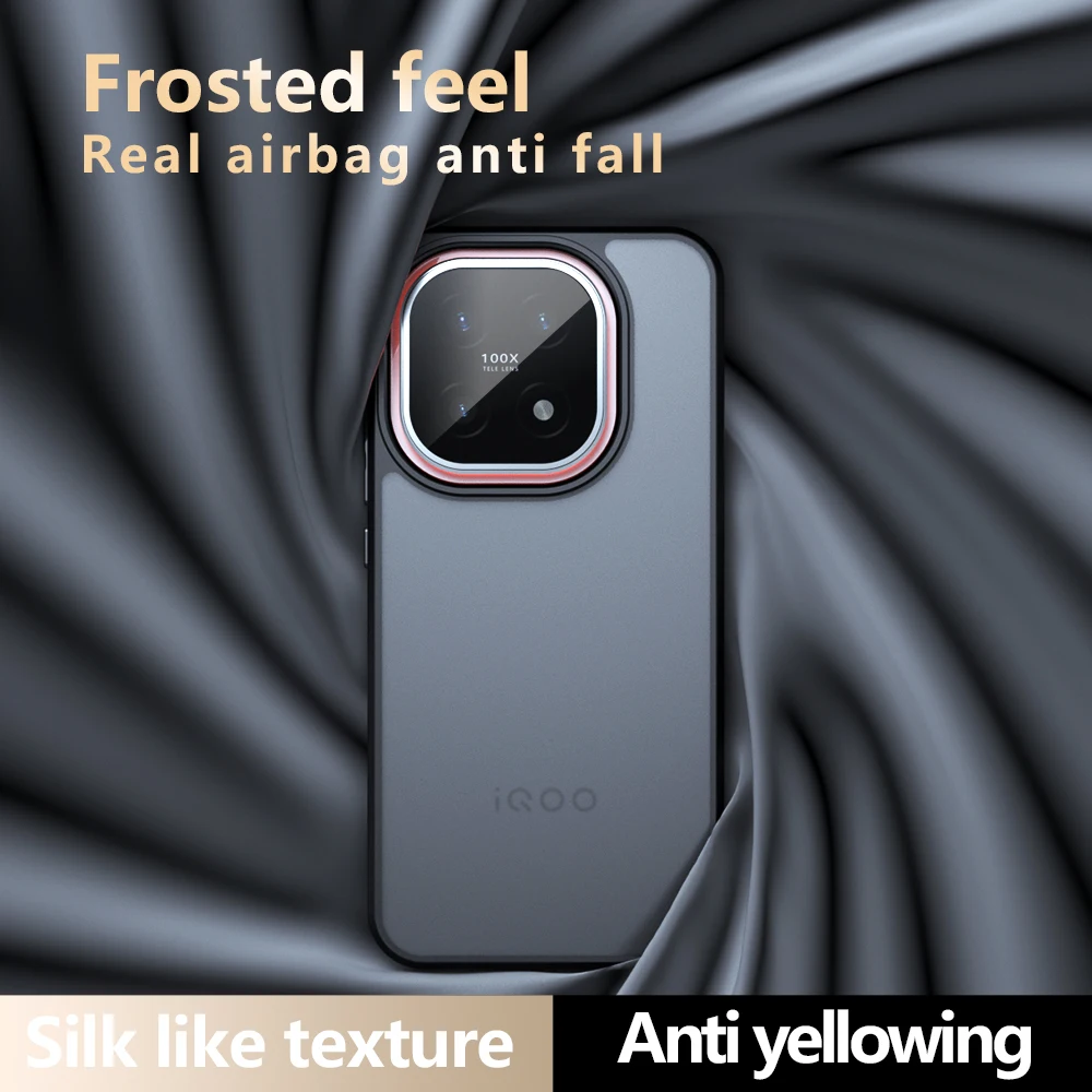 غطاء وسادة هوائية مضاد للسقوط لهاتف Vivo Iqoo 15 Mircropyle غطاء خلفي Fundas Para Vivo Iqoo 13/Vivo Iqoo 12 Pro