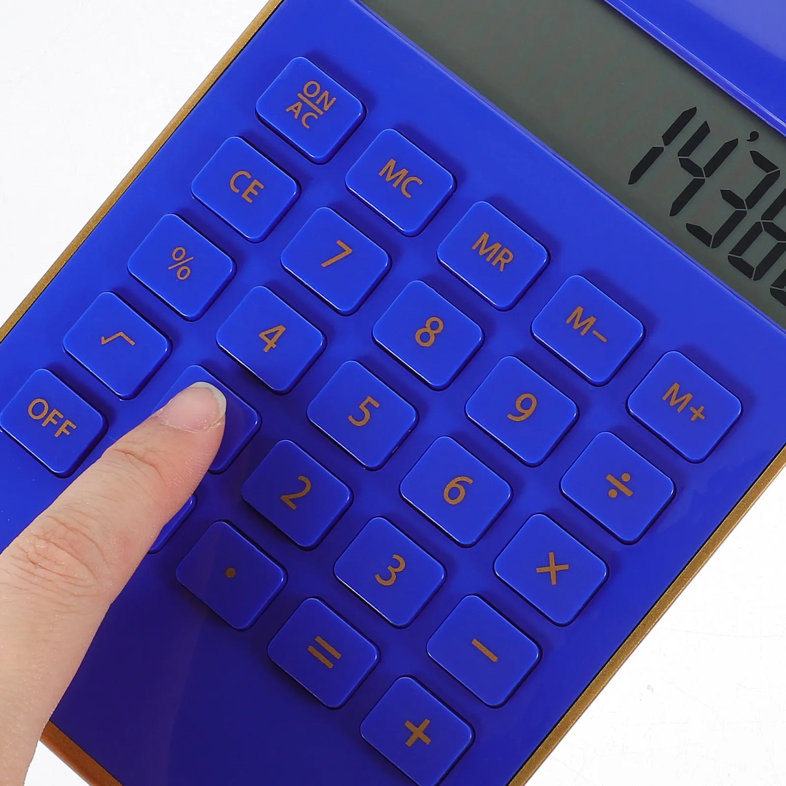 Solar Calculator Candy Color Portable Compact Student Office Basic Handheld Electronic Calculator