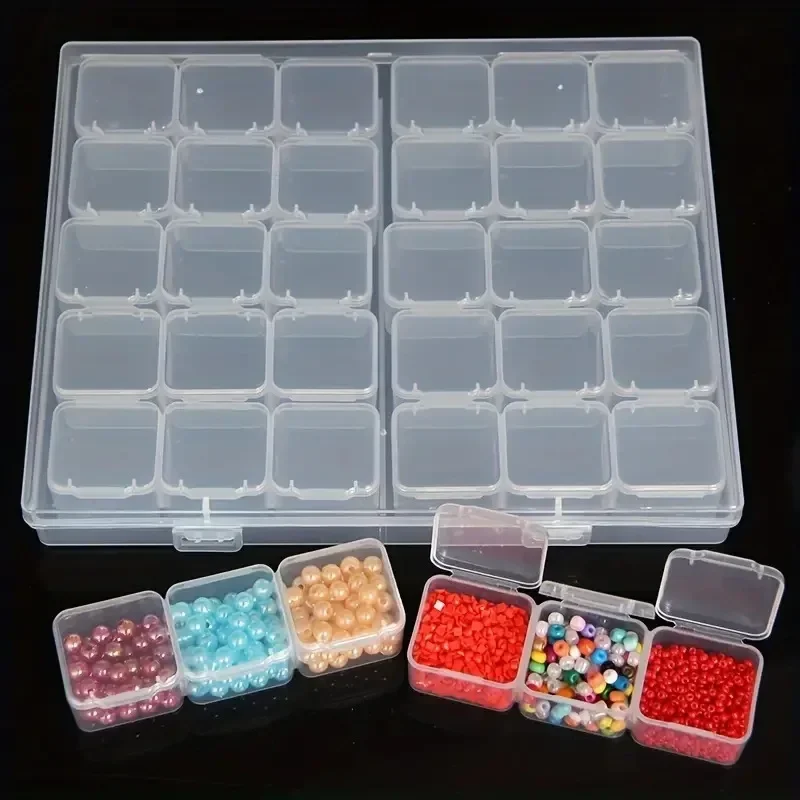 9/15/30/43 Grids Diamond Storage Box DIY Embroidery Accessories Containers Painting Tools Nail String Jewelry Organizer Cases