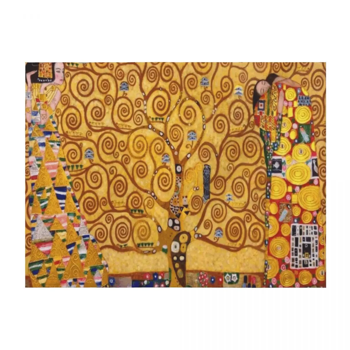 

Gustav Klimt - The tree of life Throw Blanket valentine gift ideas Softest Decorative Throw Travel Blankets