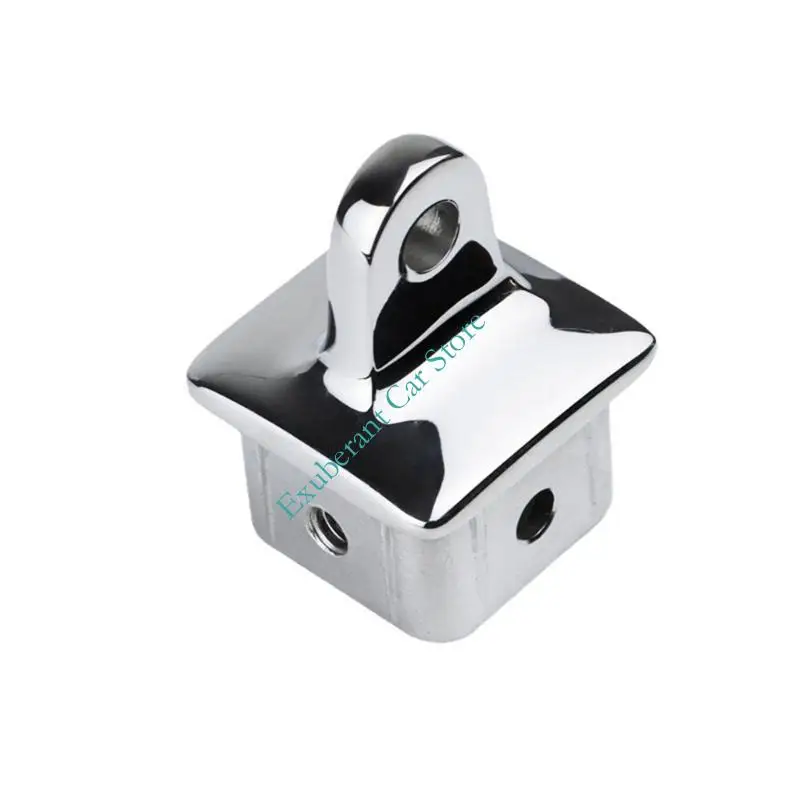 Stainless Boat Sliding Cap Marine Hardware Equipment Part Marine Bimini Fitting for Awning Square Tubing Top Eye End Cap