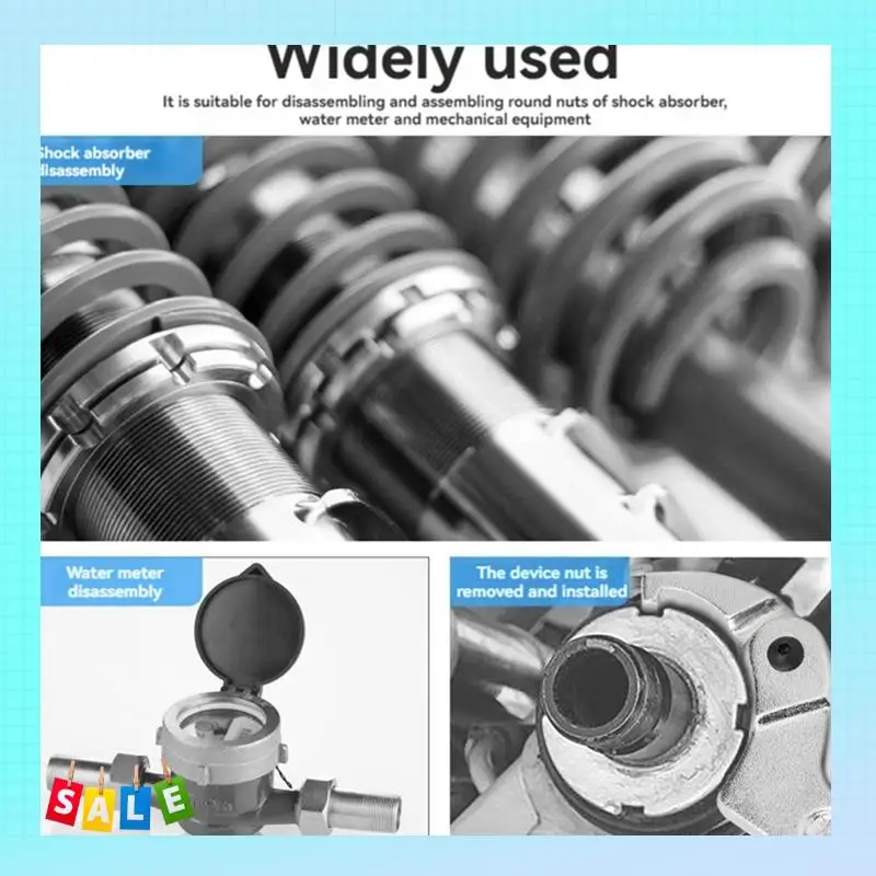 

A56X Crescent Wrench Set Adjustable C-Pin Wrench Hook Wrench For Tightening And Locking Of Vehicle Mechanical