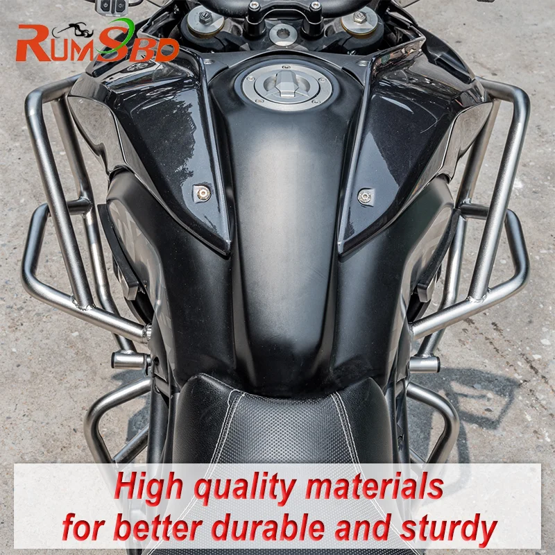 مصد حماية المحرك Benelli TRK702 TRK702X قضبان تحطم الطريق السريع دراجة نارية إطار حماية المصد العلوي 2022 2023 2024