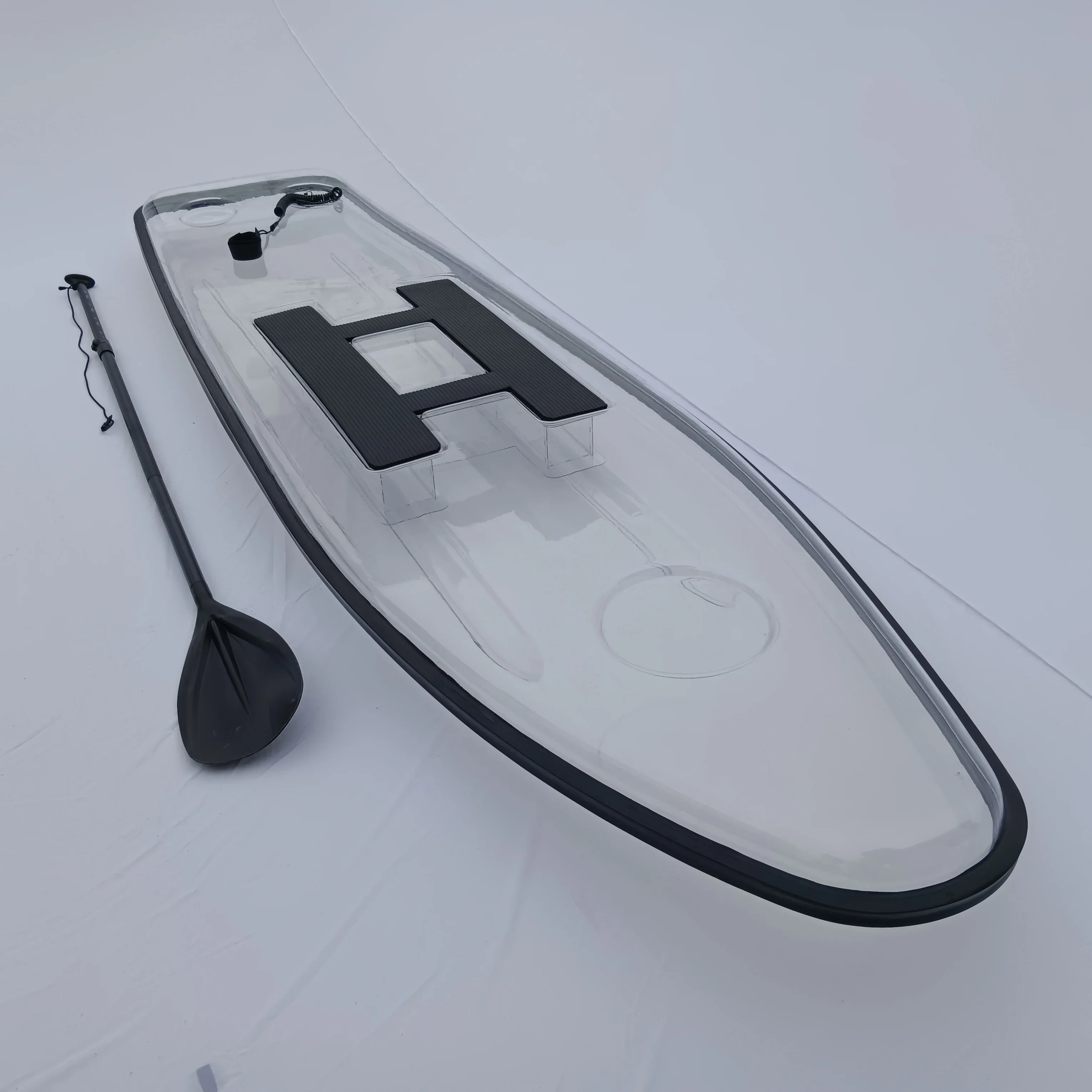 Polycarbonate Clear Paddle Board Transparent SUP Board Crystal SUP Clear Upright Paddle Board