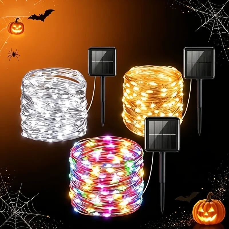 Solar LED String Lights Fairy String Lights for Garden DecorationSuitable for Garden Parties Christmas Halloween