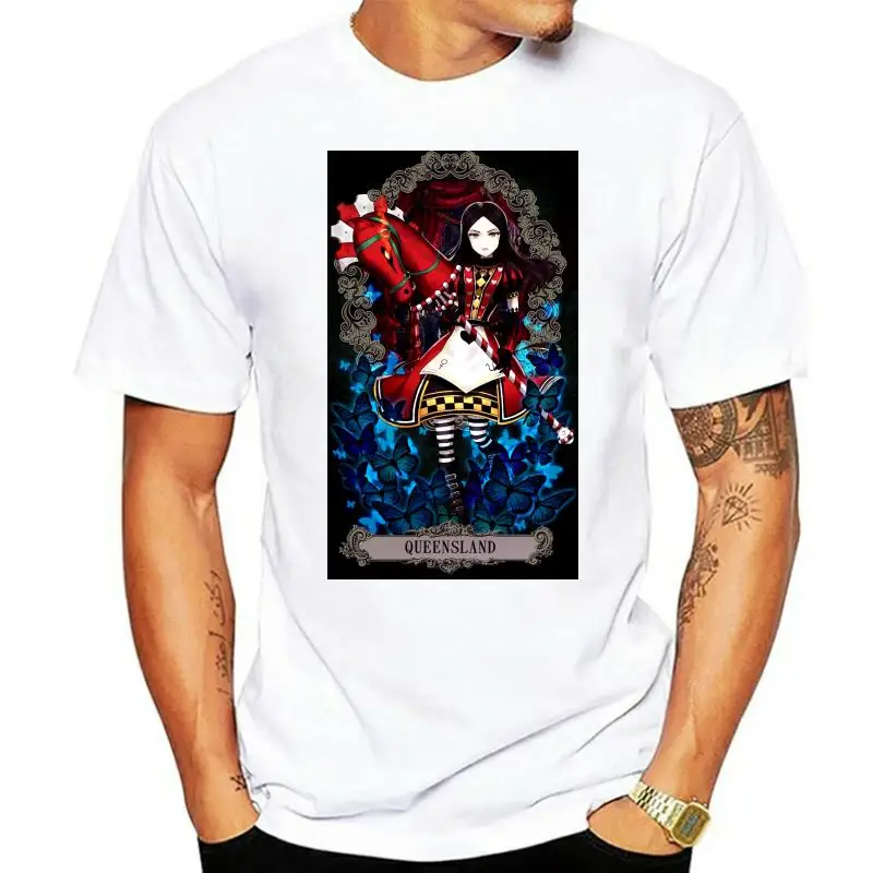 Men t shirt Hugogo Handsome On Sale Wonderland Alice Madness Returns Males t-shirt novelty tshirt women