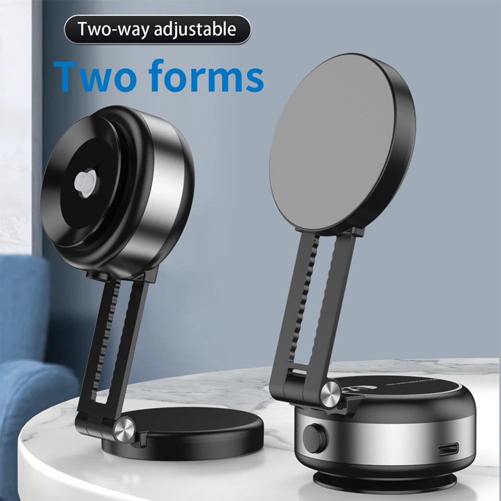 

Magnetic Suction Cup Phone Mount for iPhone 16/15/14/13/12 Pro Max Plus Mini Magnetic Phone Holder for Car/Mirror/Smooth Surface